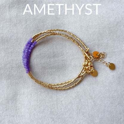 NEW! MIYUKI GEMSTONE BRACELETS