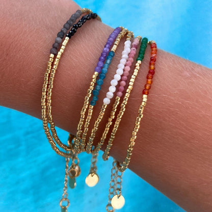 NEW! MIYUKI GEMSTONE BRACELETS