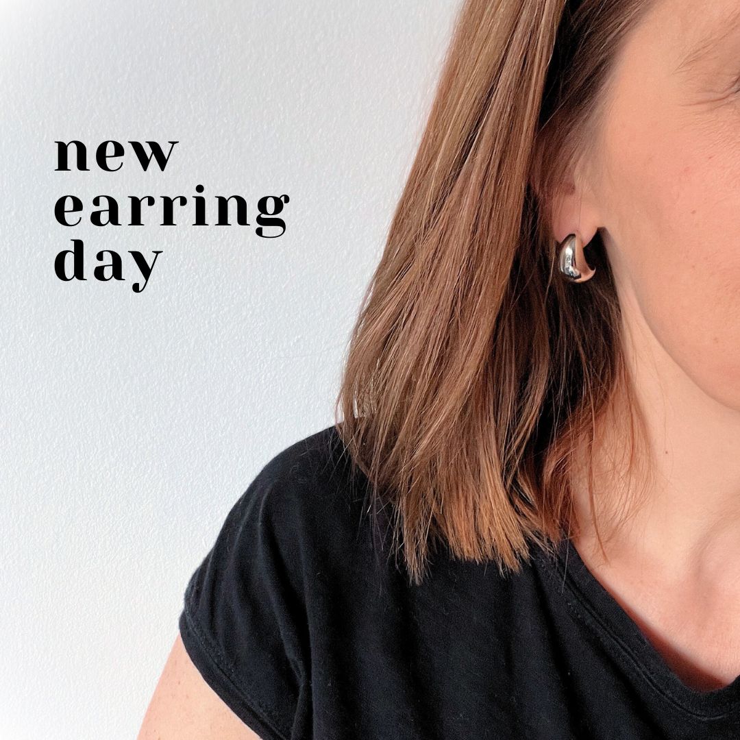 NEW! CHUNKY TEAR DROP EARRINGS