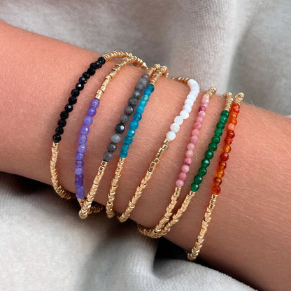 NEW! MIYUKI GEMSTONE BRACELETS