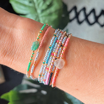 3 SEED BEAD BRACELETS - LUCKY DIP