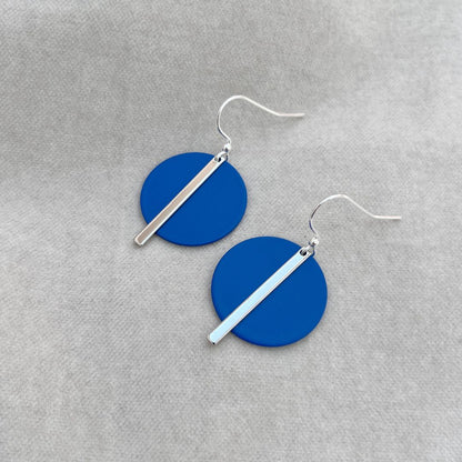 SOLAR EARRINGS - VARIOUS COLOURS (SILVER)