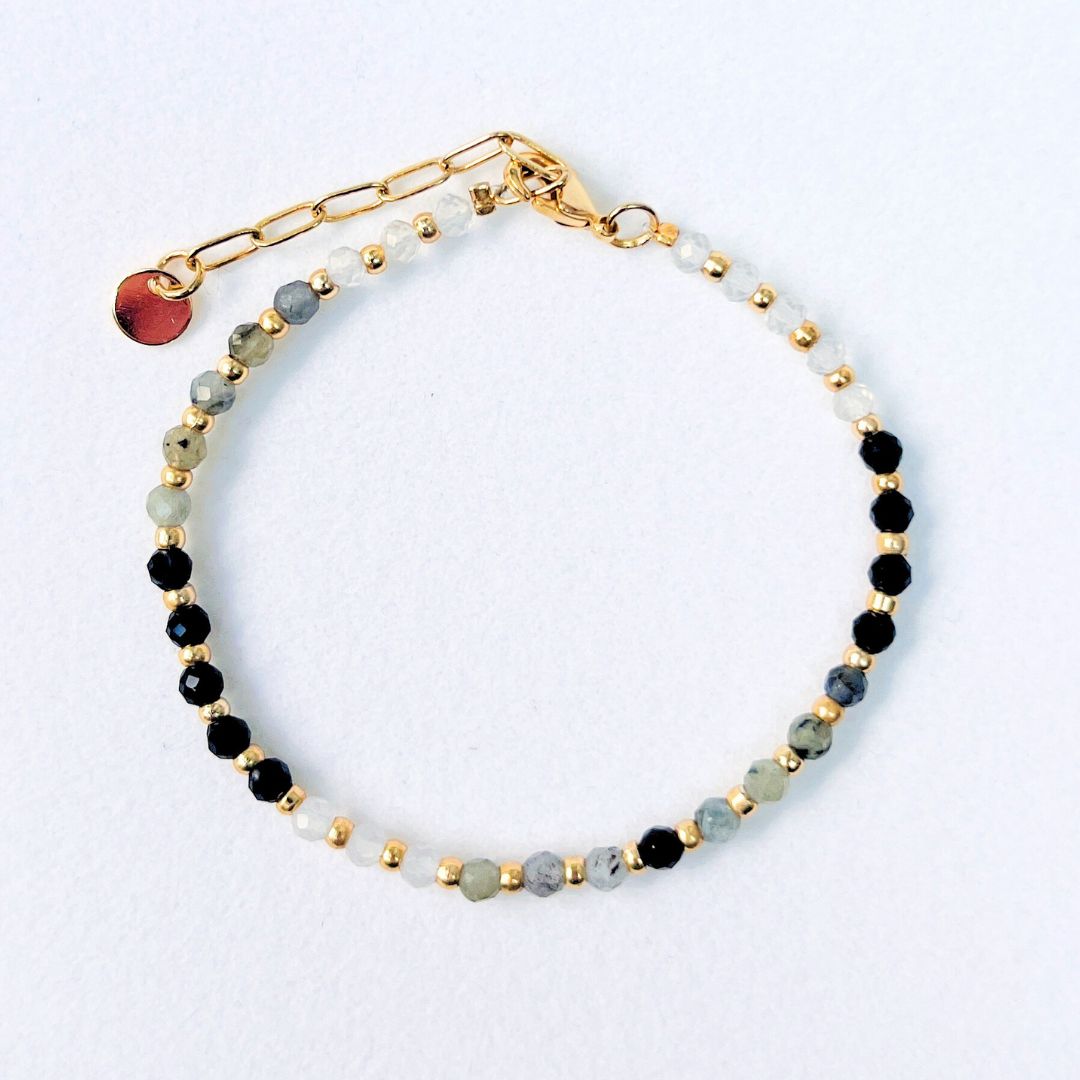 GEMSTONE BRACELETS - 17CM