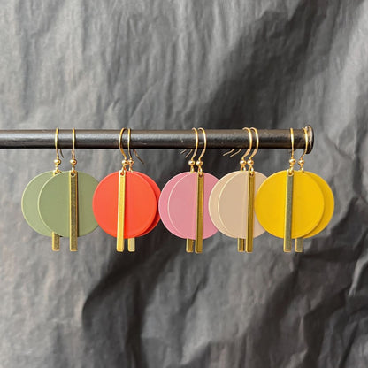 SOLAR EARRINGS - VARIOUS COLOURS