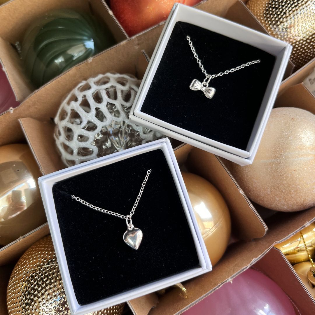 NEW! STERLING SILVER CHARM NECKLACES