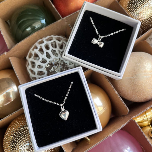 NEW! STERLING SILVER CHARM NECKLACES